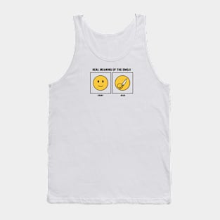 Real Meaning of The Emoji Tank Top